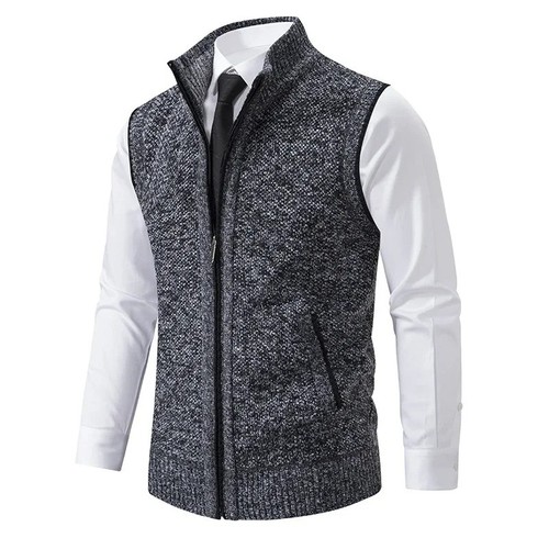 Men sleeveless full zip - sleeveless,