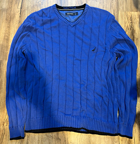 Nautica men blue - l, solid