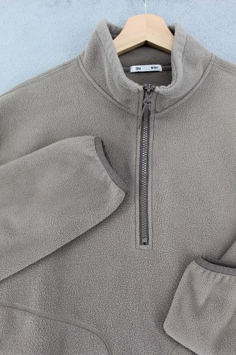 Men beige tan fleece - gu,