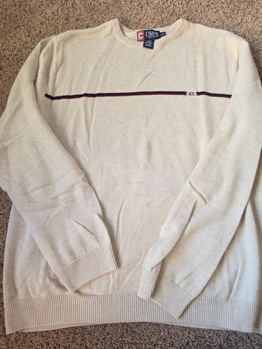 Chaps men large cream - large,