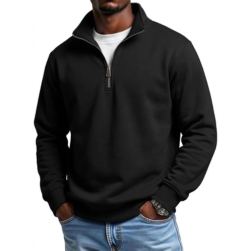 Men quarter zip pullover - zip,