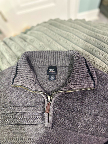 Dockers men gray knit 4 - men's,