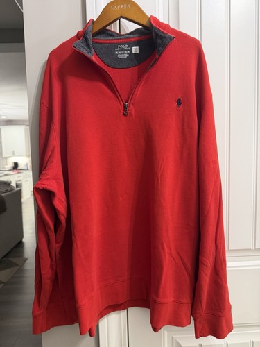 Red polo zip - 3/4,