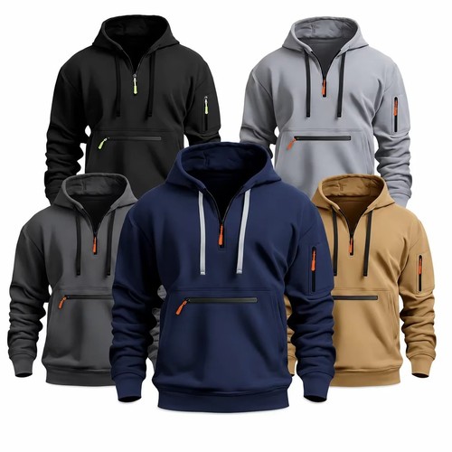 Mens hooded hoodie zipper - hoodie,